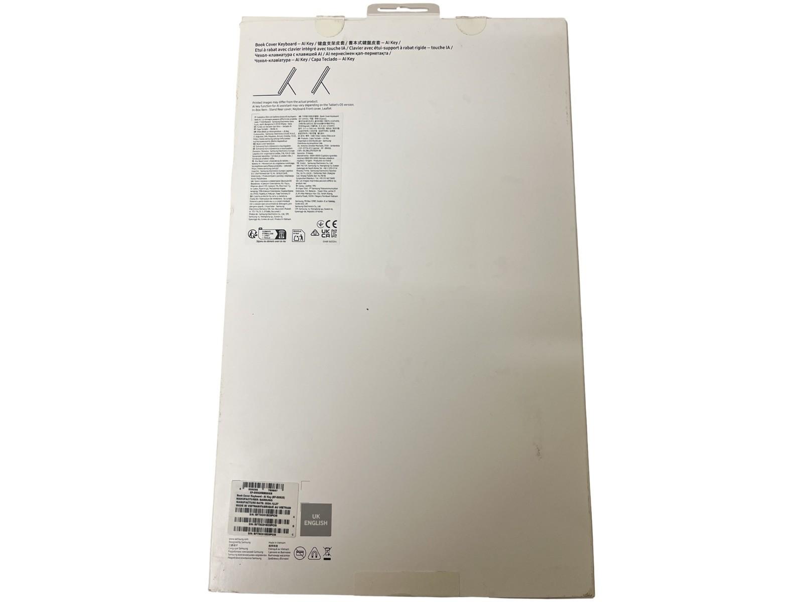 GENUINE SAMSUNG GALAXY TAB S9 ULTRA / S10 ULTRA SLIM KEYBOARD BOOK COVER AI KEY