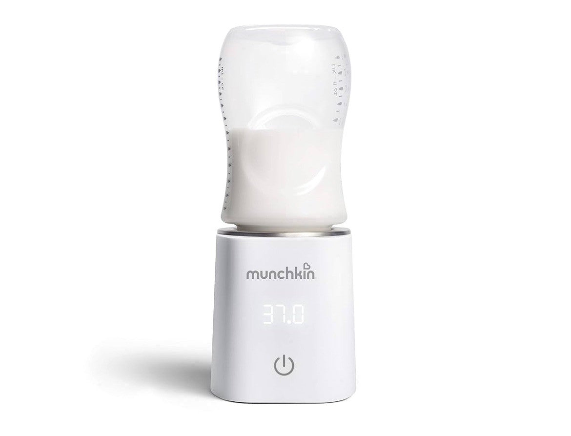 Munchkin 37° Digital Bottle Milk Warmer Perfect Temperature Every Time White