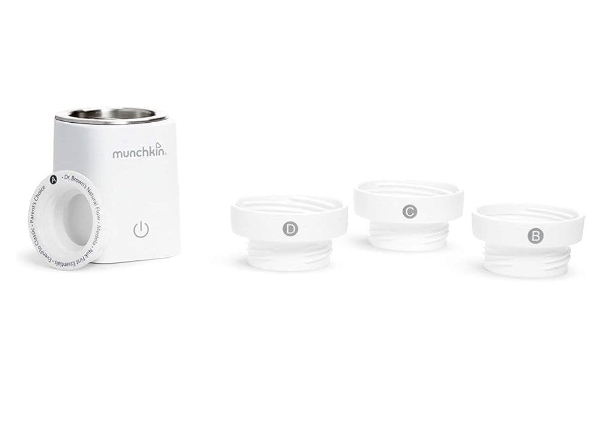 Munchkin 37° Digital Bottle Milk Warmer Perfect Temperature Every Time White