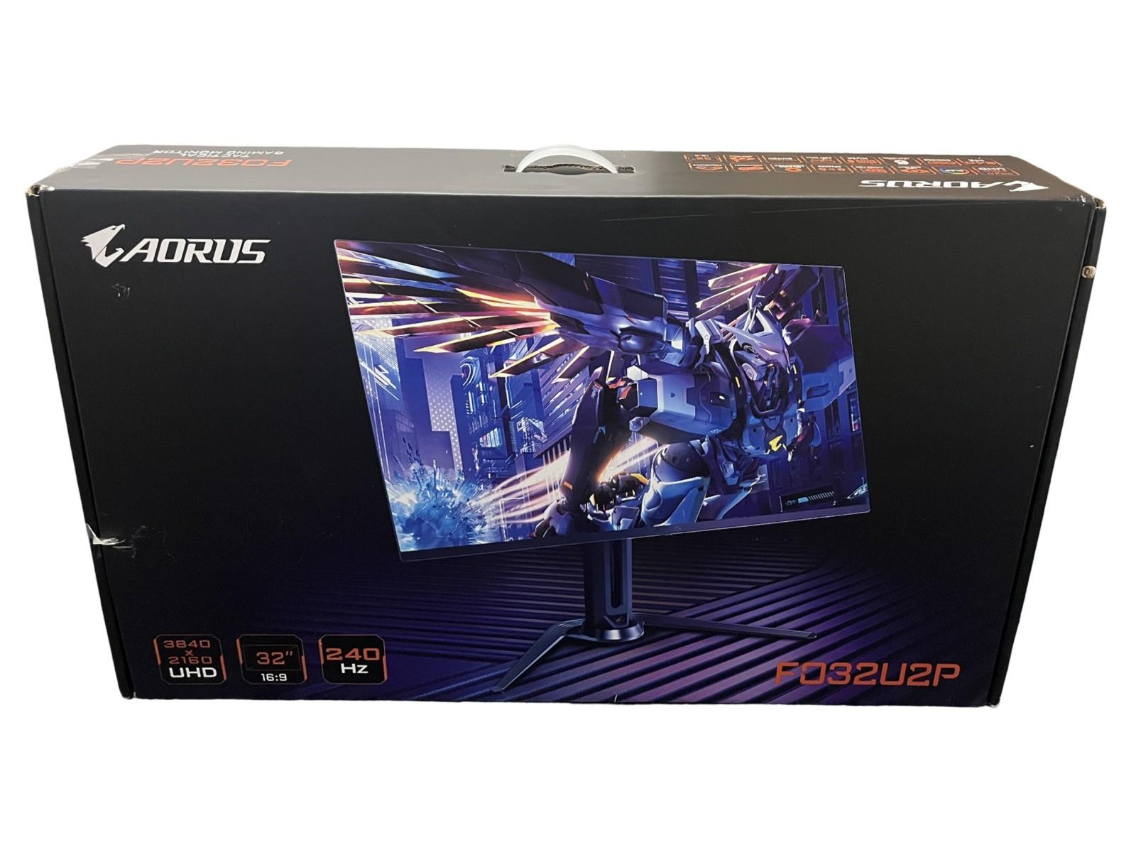 Gigabyte AORUS FO32U2P 32” QD-OLED Flat Gaming Monitor 240Hz 3YRS WARRANTY