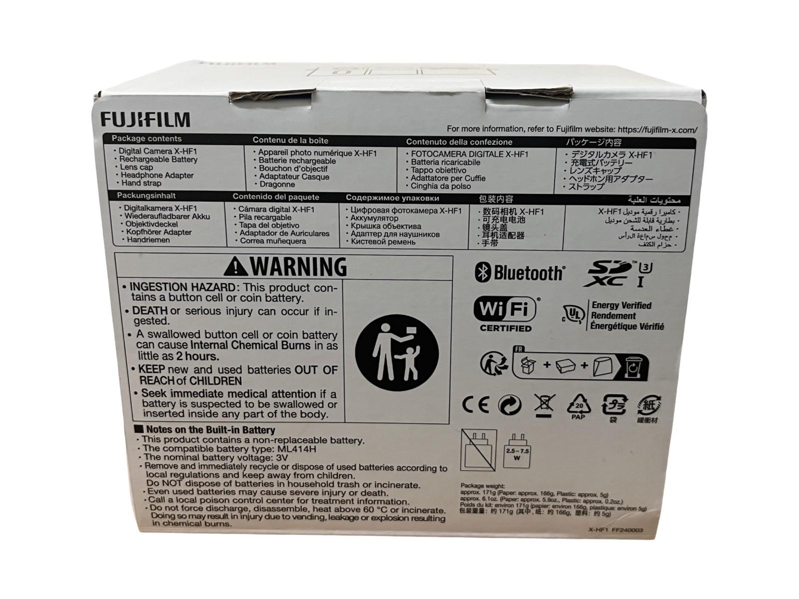 Fujifilm X Half Digital Camera Black