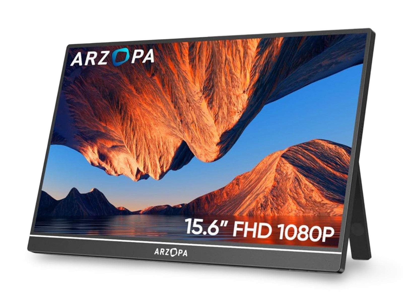 ARZOPA Portable Monitor, 15.6'' 1080P USB-C & HDMI Connectivity WARRANTY