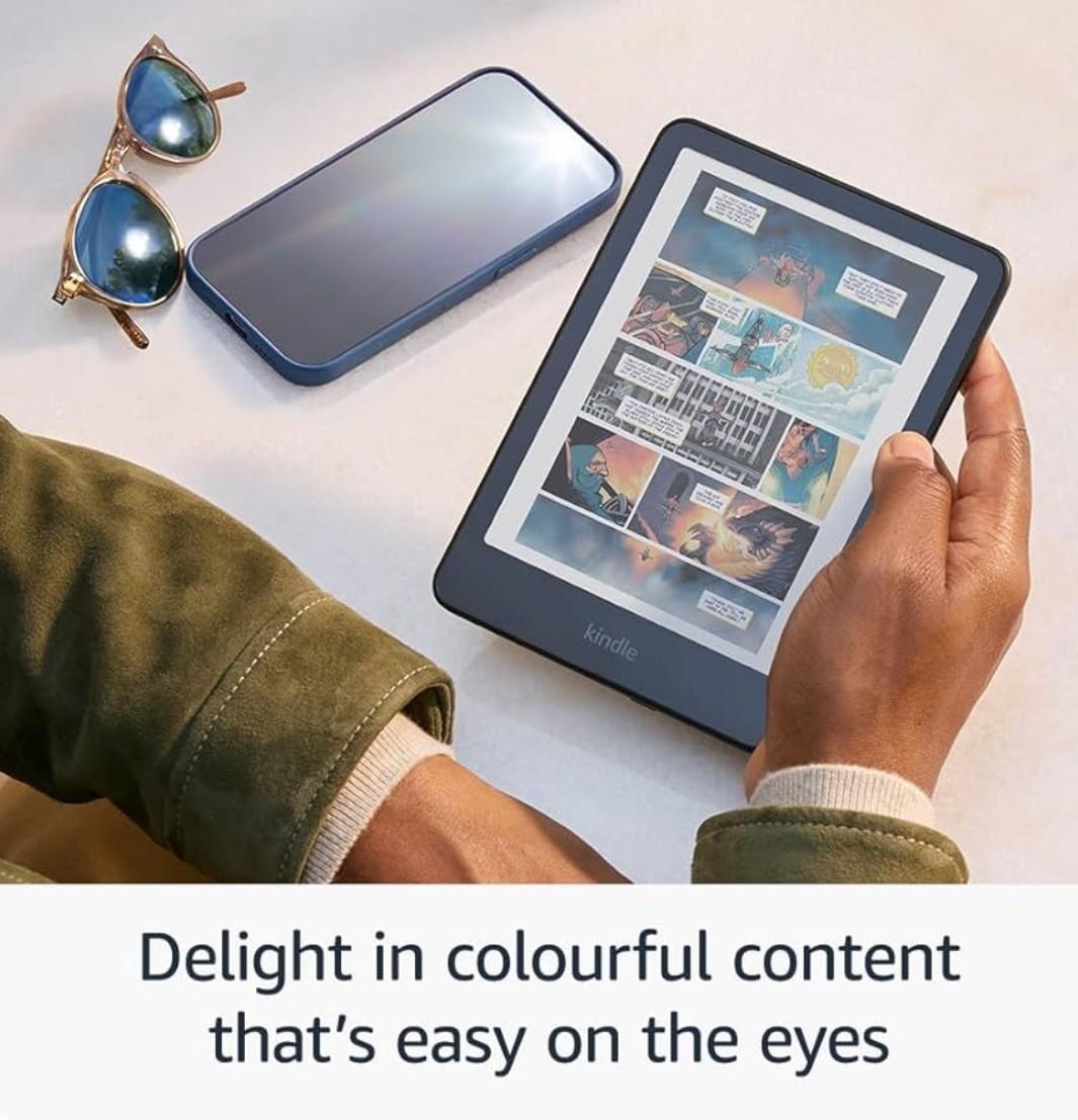 Amazon Kindle Colorsoft 16GB Newest Gen Black with Case and Screenprotector