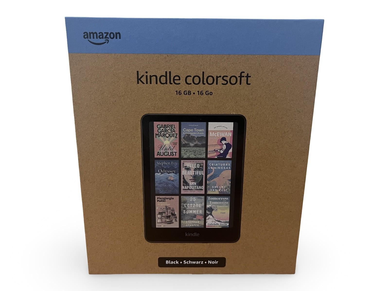 Amazon Kindle Colorsoft 16GB Newest Gen Black with Case and Screenprotector