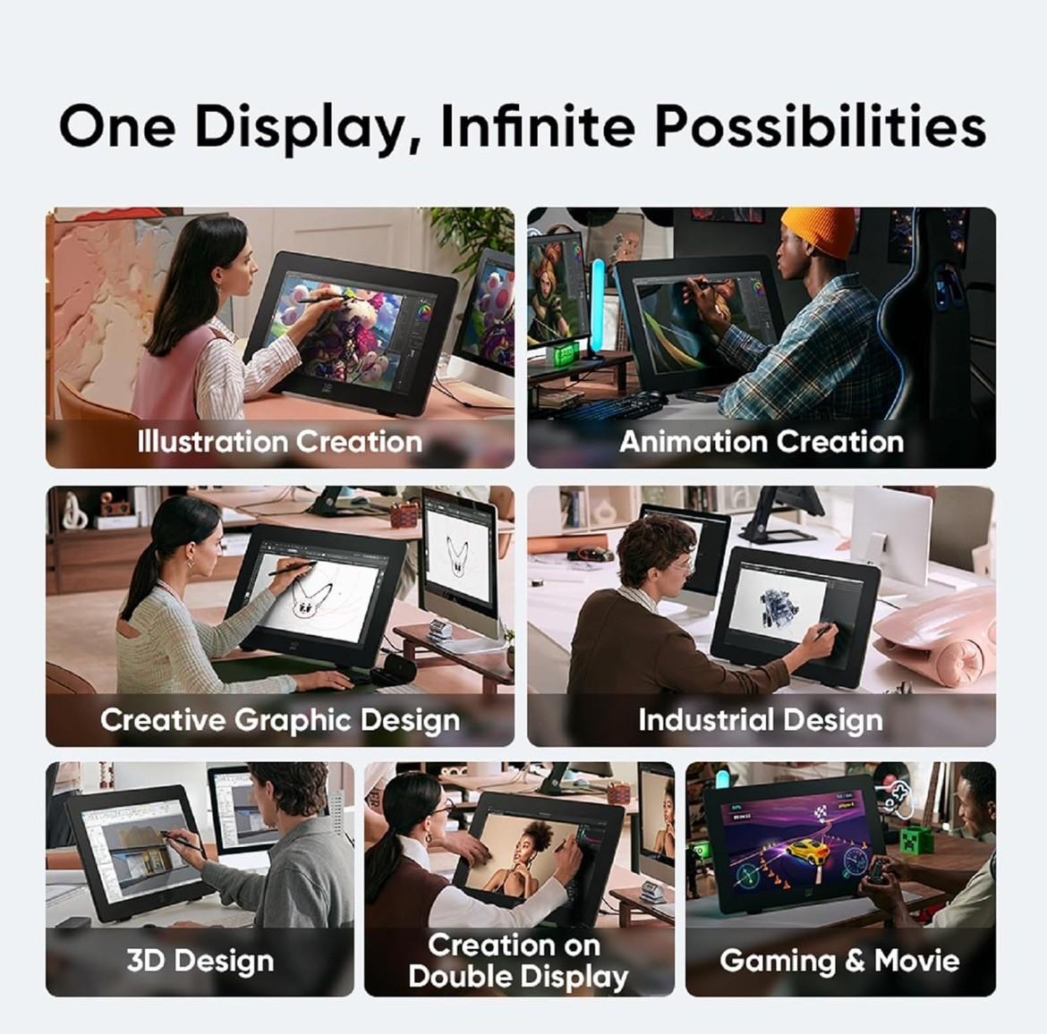 XP Pen Artist Pro 24 Gen2 23.8” 165Hz 2.5K QHD