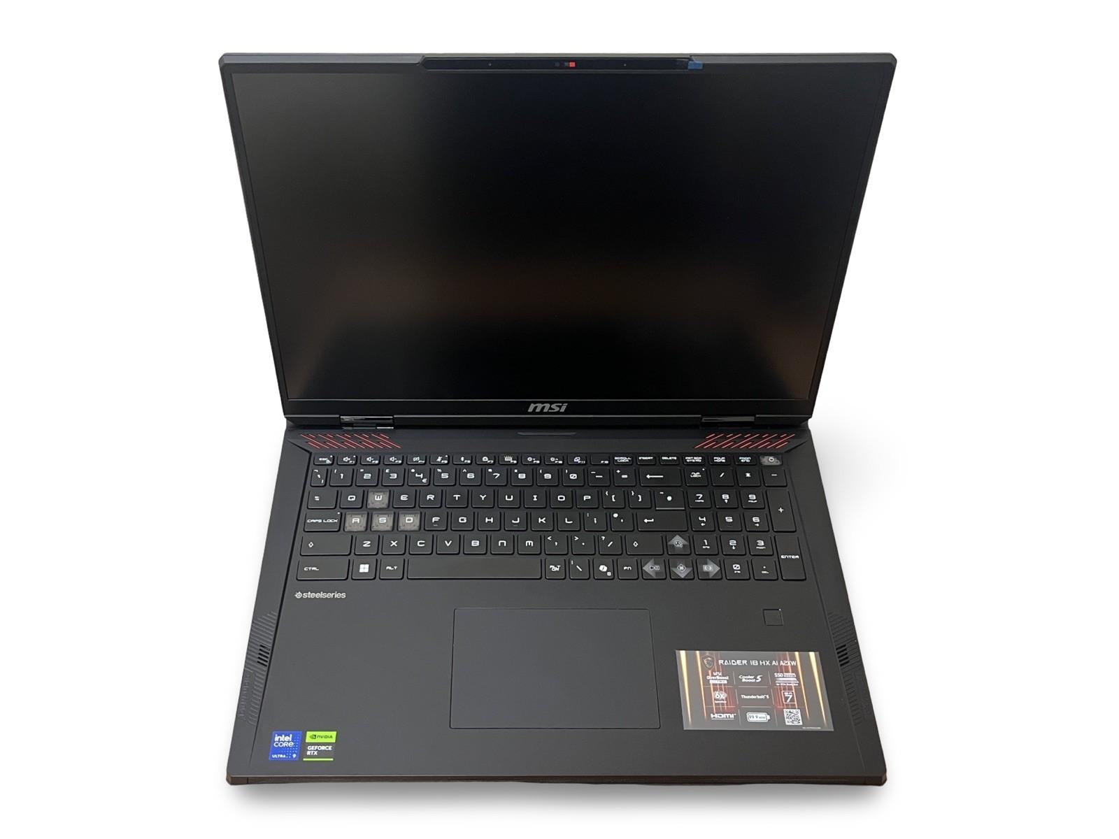 MSI Raider 18HX AI A2XWIG 18” MiniLED Ultra 9 285HZ RTX 5080 64GB RAM 4TB SSD