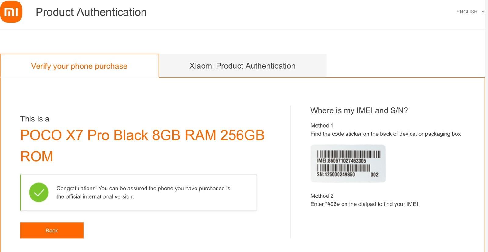 Xiaomi POCO X7 Pro 5G Black 256GB 8GB RAM Unlocked Dual Sim