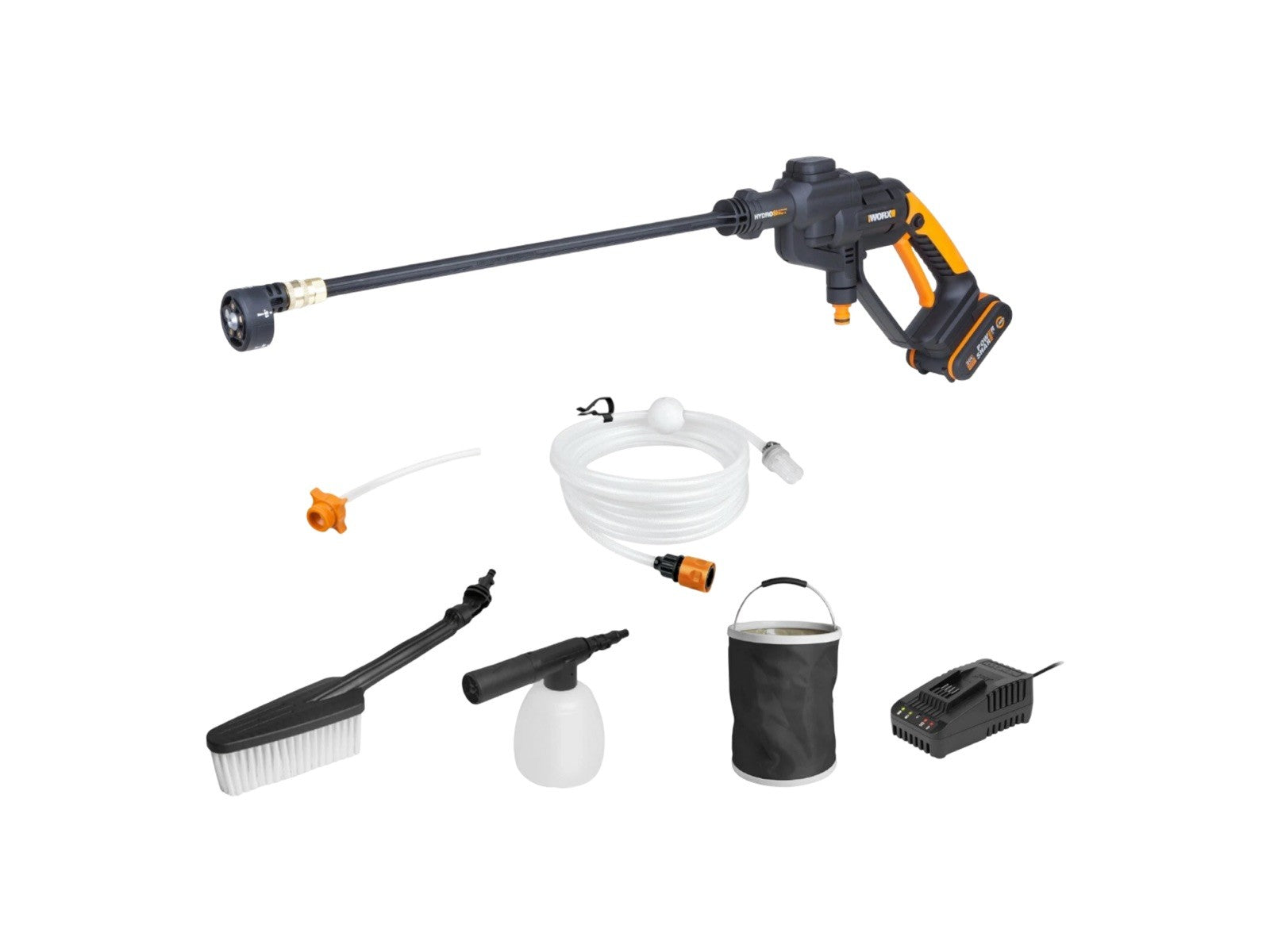 WORX Powershare Cordless Hydroshot Portable Pressure Cleaner Kit 20V 2.0Ah