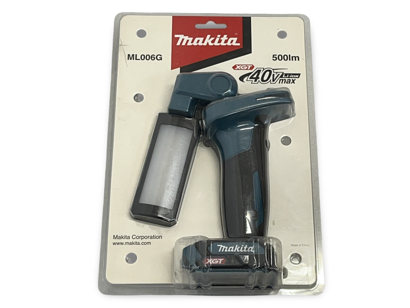 Makita 40V Max XGT 18-LED Cordless Flashlight 500lm Body ML006G NEW FREE P&P