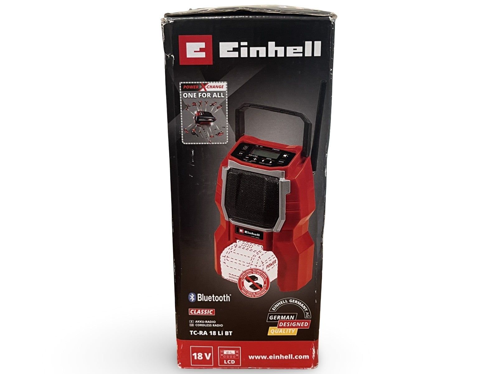 Einhell Power X-Change Cordless Radio (TC-RA 18 Li BT-Solo) Body Only NEW