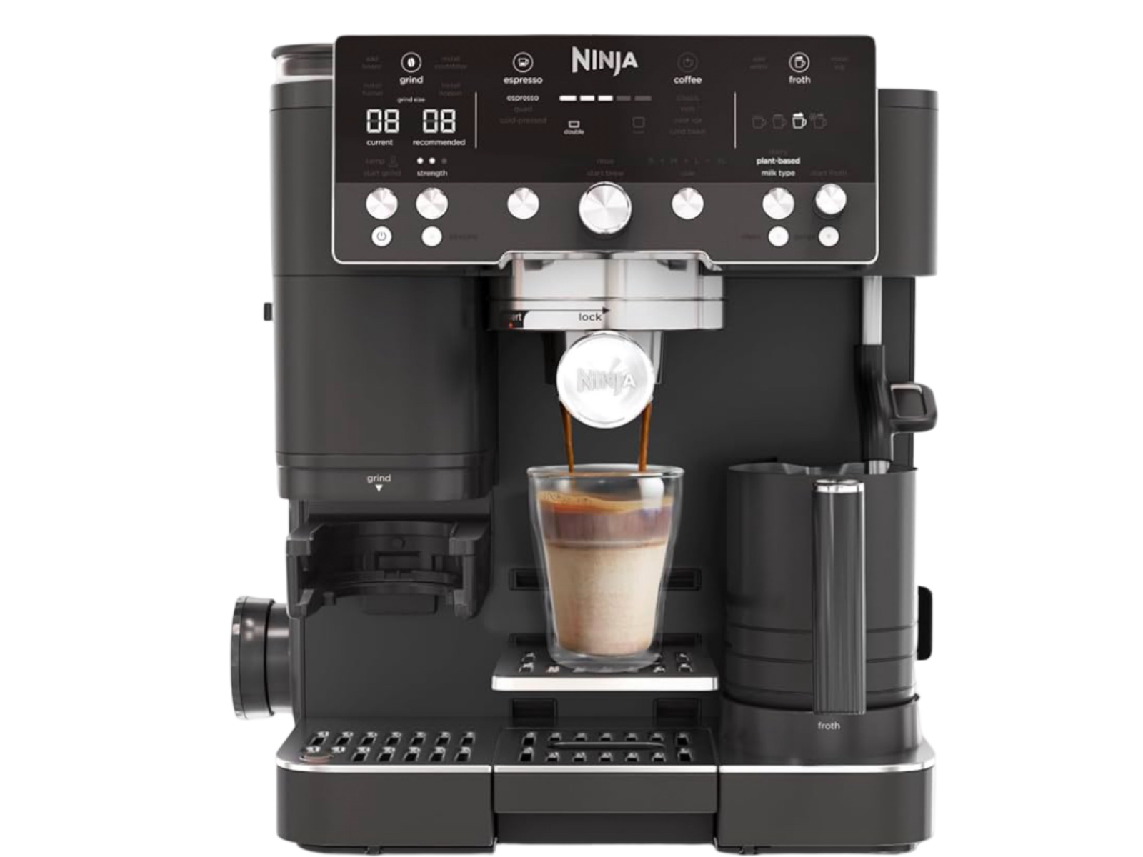 Ninja Luxe Café Premier Bean to Cup Coffee Machine ES601UK Silver or Black NEW