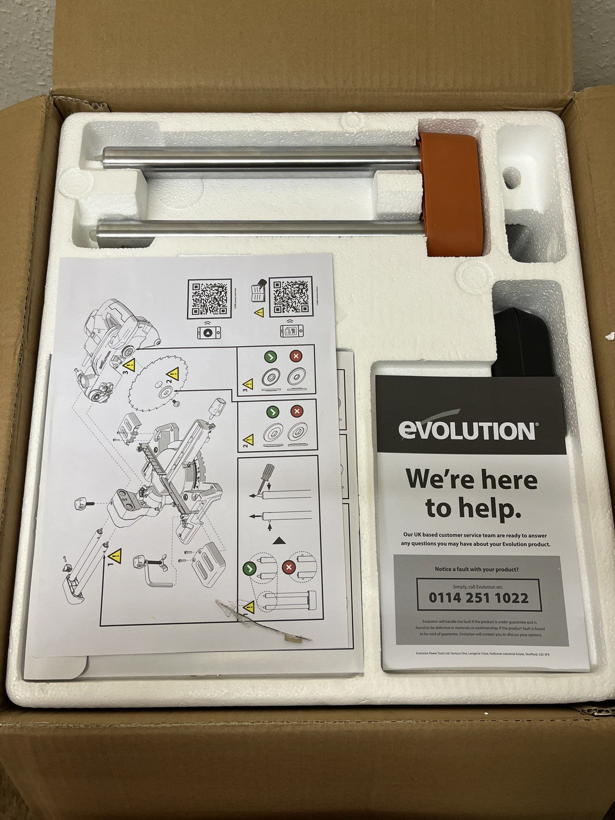 Evolution R210SMS Sliding Mitre 1500W 240V Manufacture Renew  GRADE A