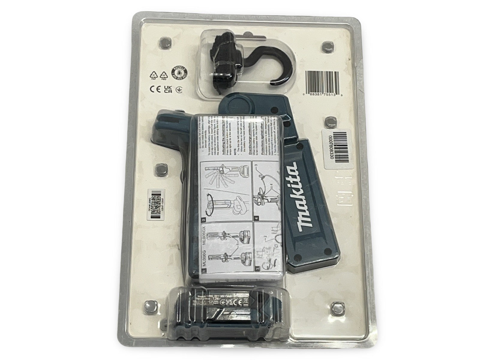 Makita 40V Max XGT 18-LED Cordless Flashlight 500lm Body ML006G NEW FREE P&P