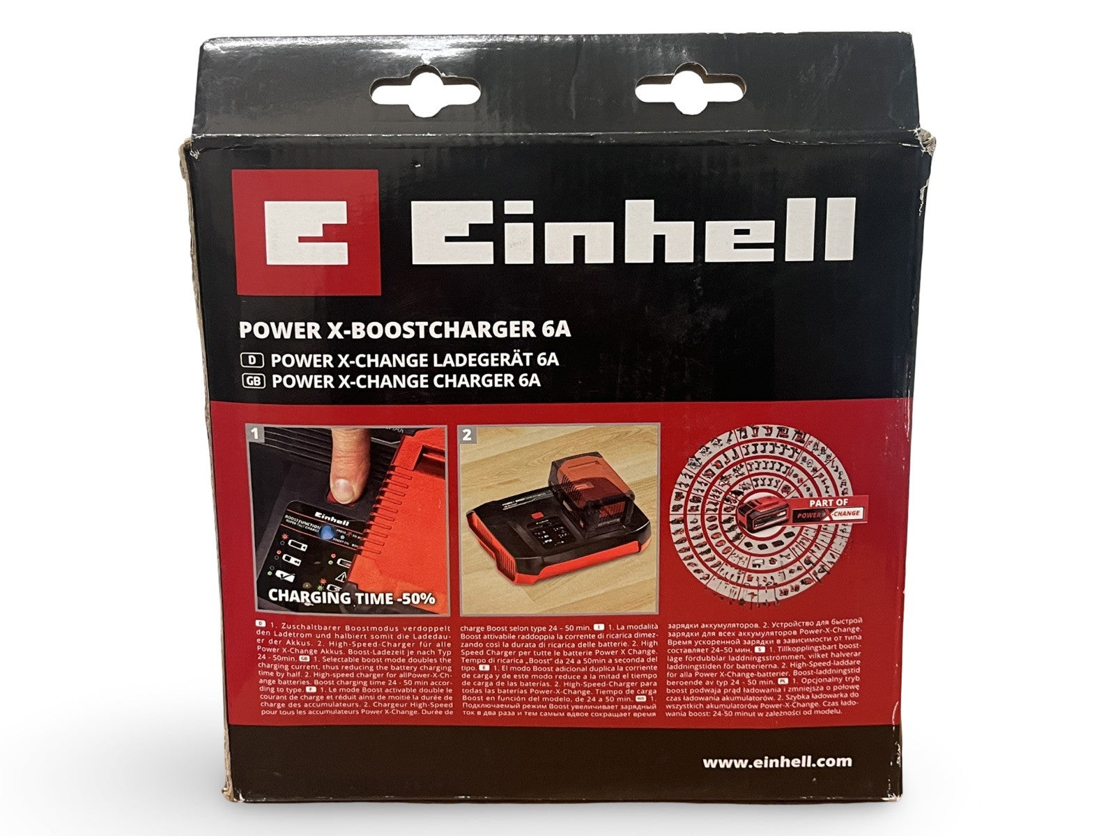 Einhell Power X-Boostcharger 6A (4512064) 18V Boost Function Universal NEW