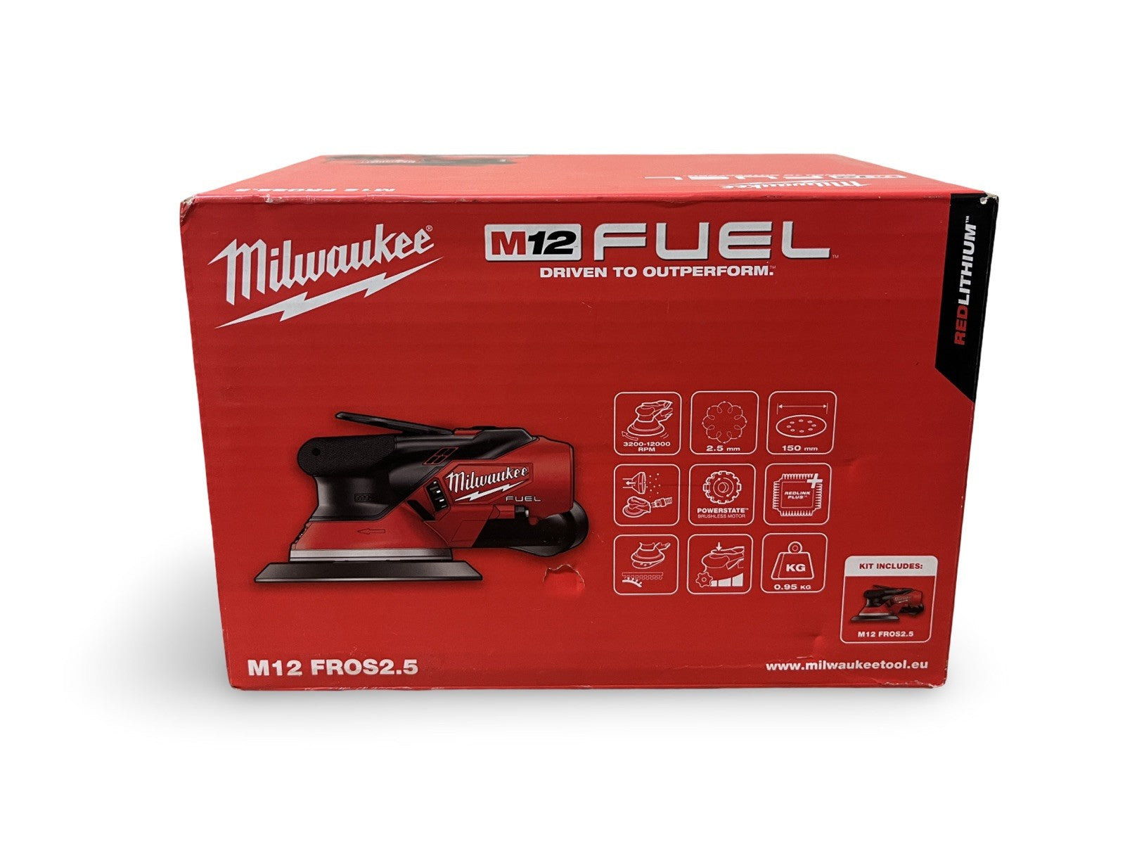 Milwaukee M12FROS2.5-0 12v Fuel 150mm Random Orbital Sander Bare NEW SEALED