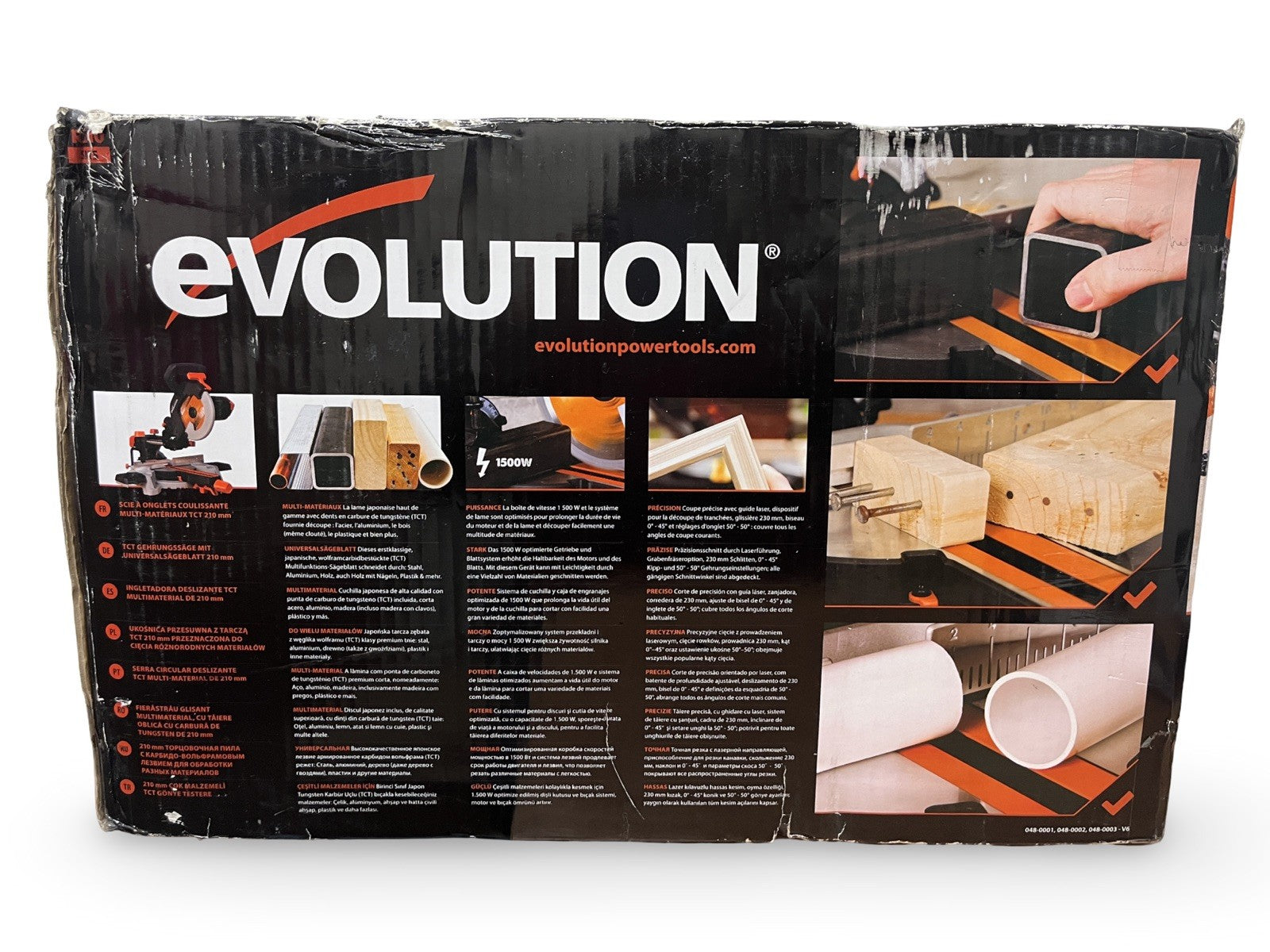 Evolution R210SMS Sliding Mitre 1500W 240V Manufacture Renew  GRADE A