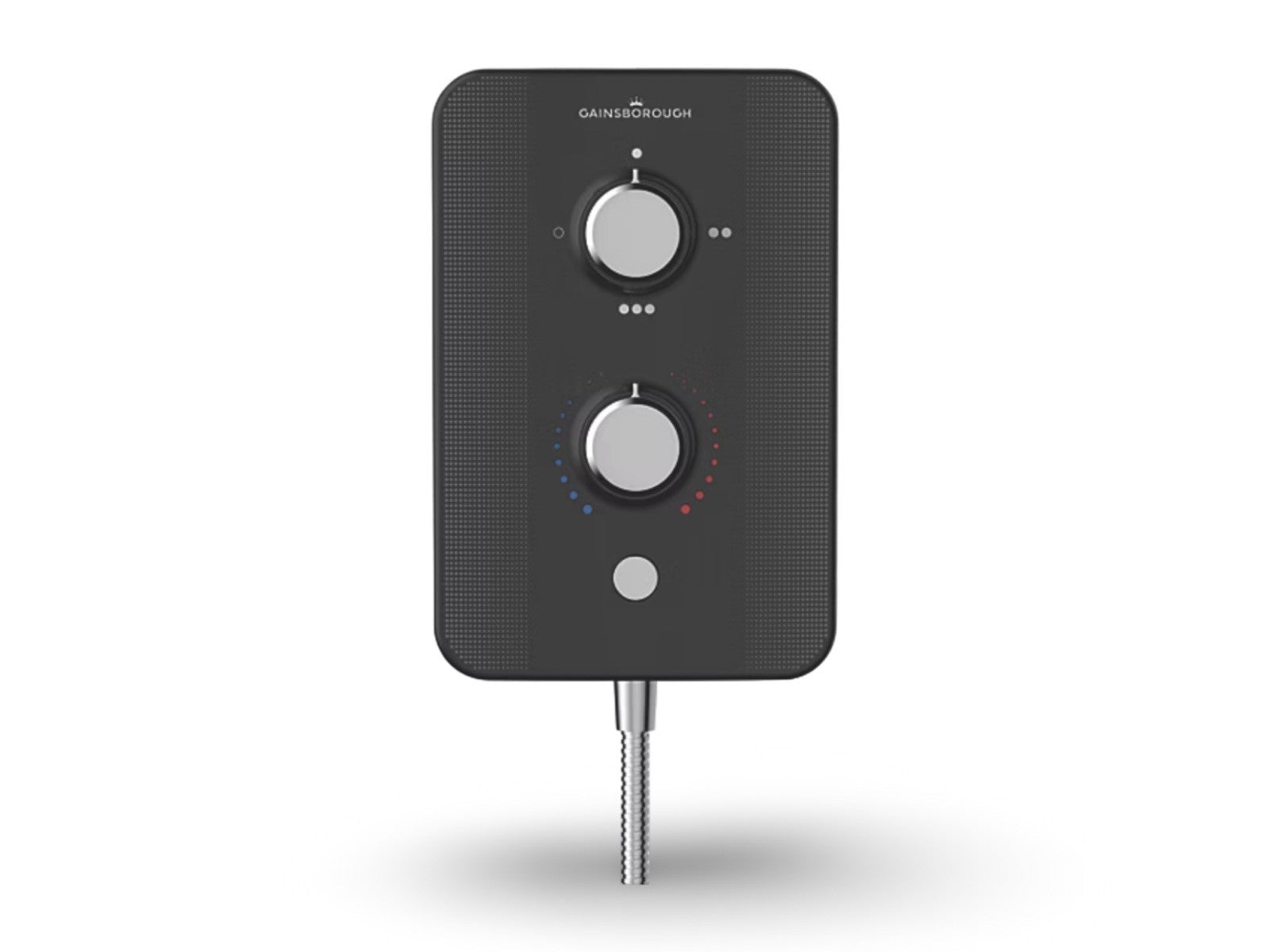 Gainsborough Electric Shower Slim Duo 9.5 kW Piano Black NEW FREE P&P