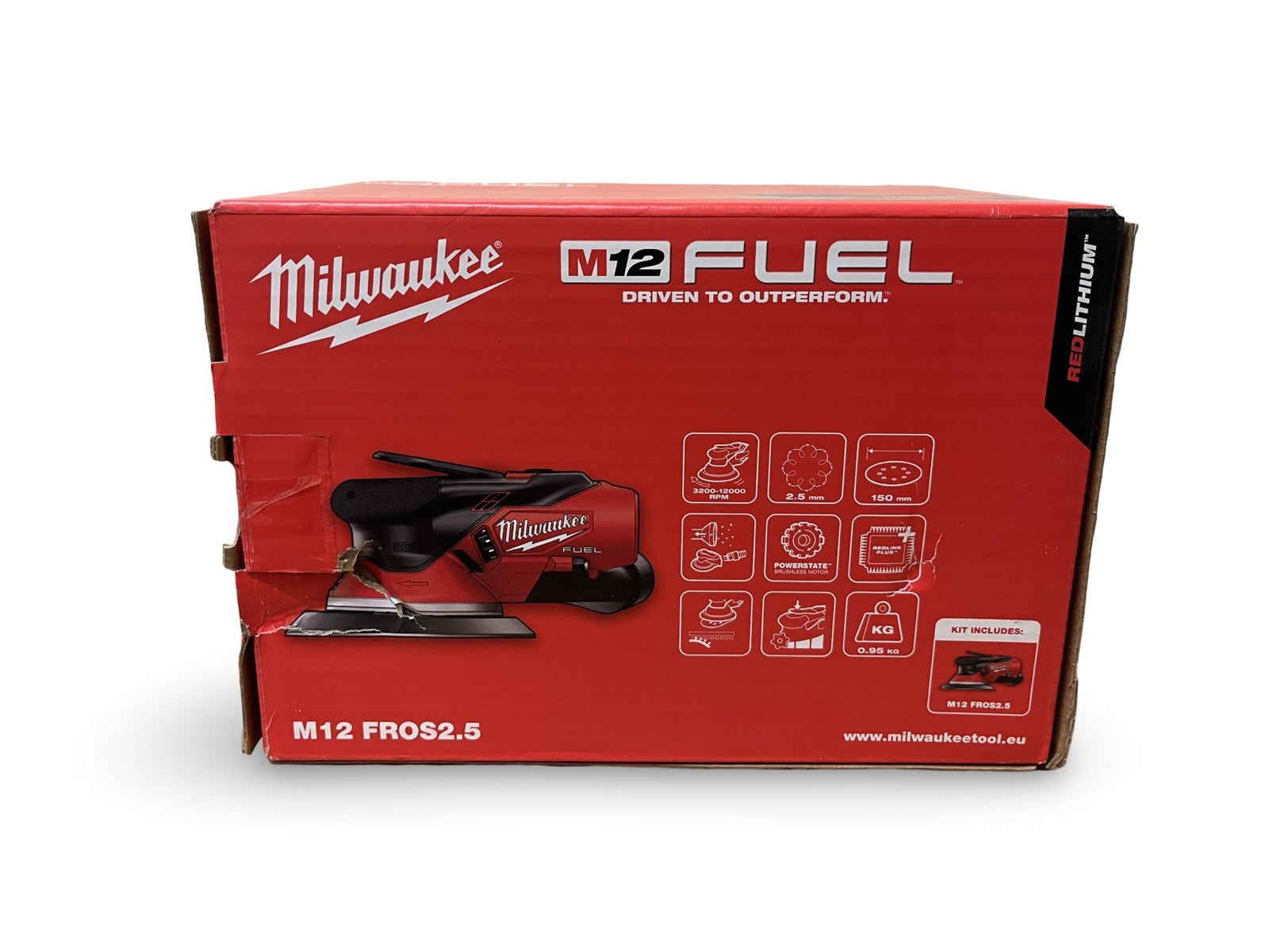 Milwaukee M12FROS2.5-0 12v Fuel 150mm Random Orbital Sander Bare NEW SEALED
