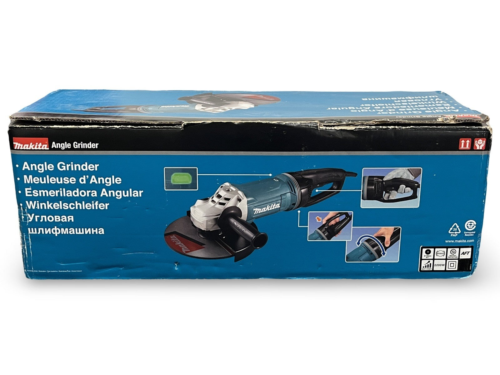 Makita 180mm 110V 2200W Corded Angle Grinder (GA7071X1/1) NEW FREE P&P