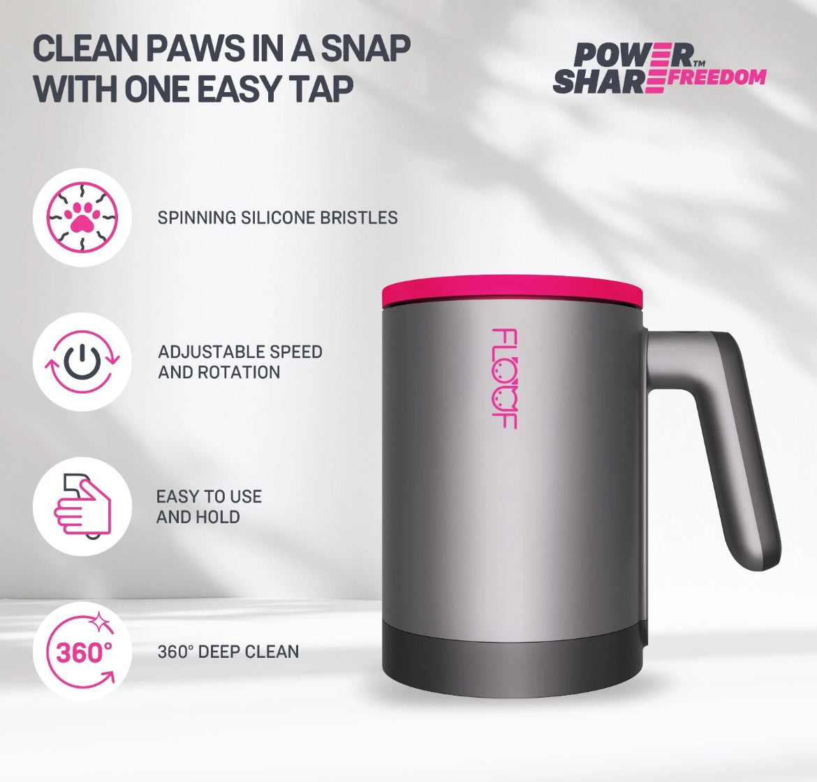 Floof 20V Pet Grooming - 4 Tool Pet Combo Full Kit with Battery and Control Hub