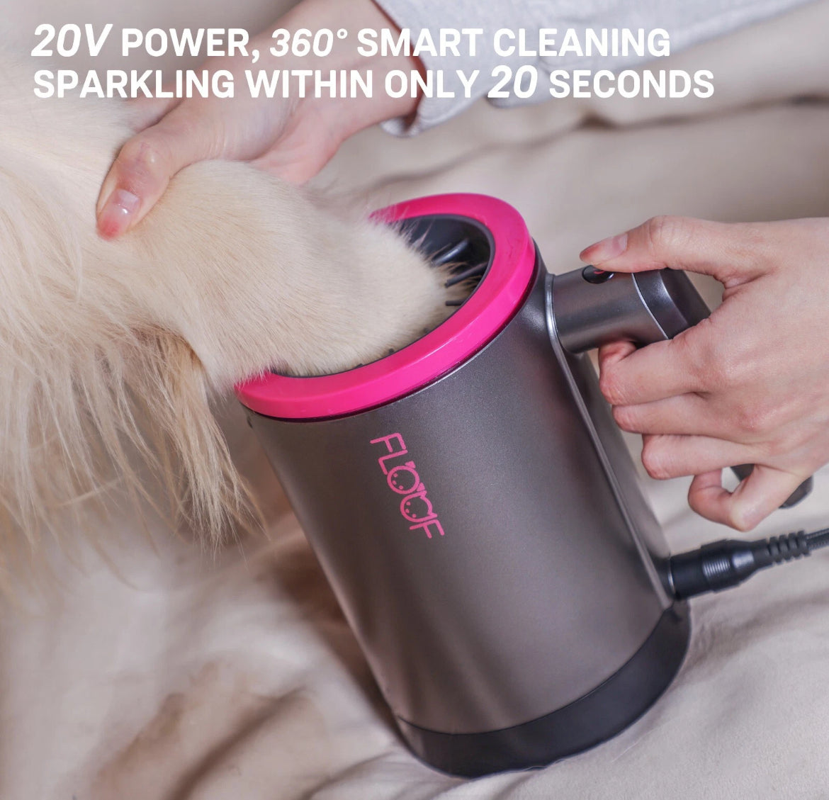 Floof 20V Pet Grooming - 4 Tool Pet Combo Full Kit with Battery and Control Hub