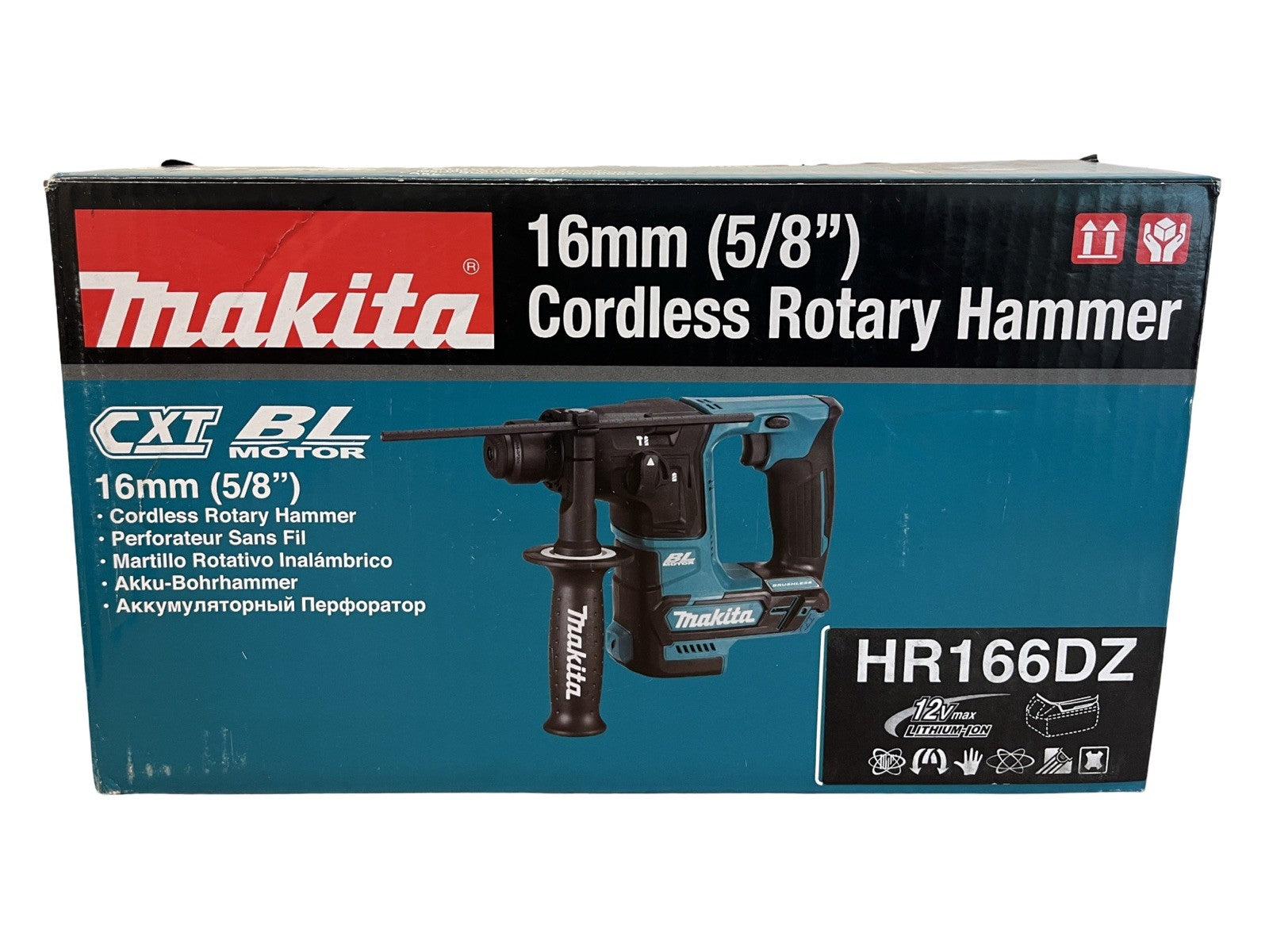 MAKITA HR166DZ 12v Hammer SDS Plus Body Only NEW FREE P&P