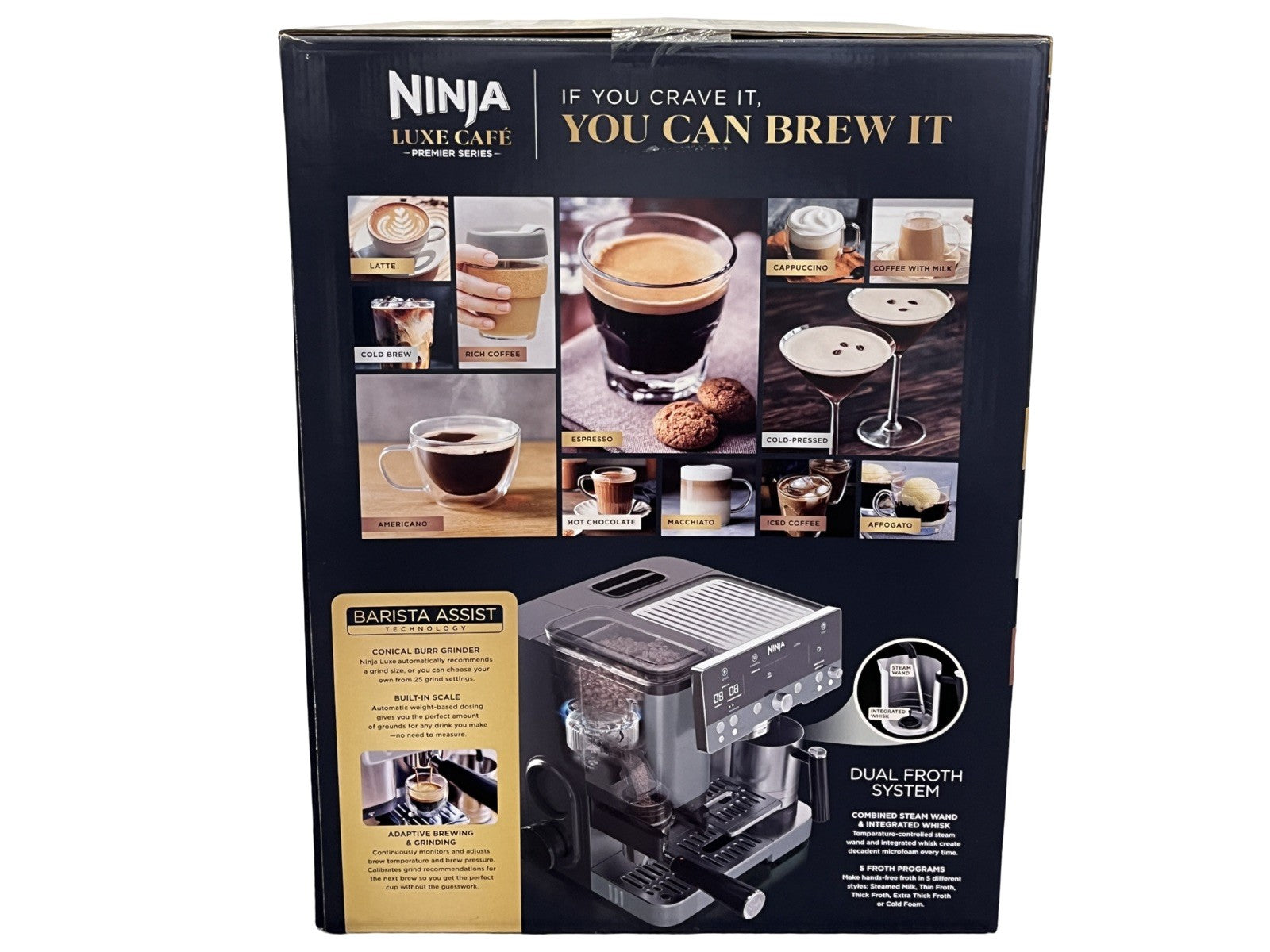Ninja Luxe Café Premier Plus Series Espresso Machine Ash Green BRAND NEW SEALED