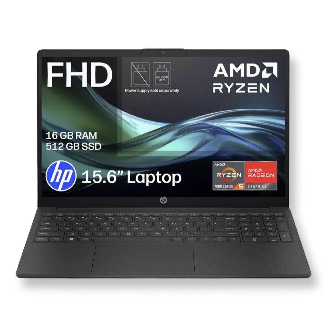 HP 15-fc1002na 15” AMD Ryzen™ 5, 16GB, 512GB, FHD NEW SEALED HP WARRANTY