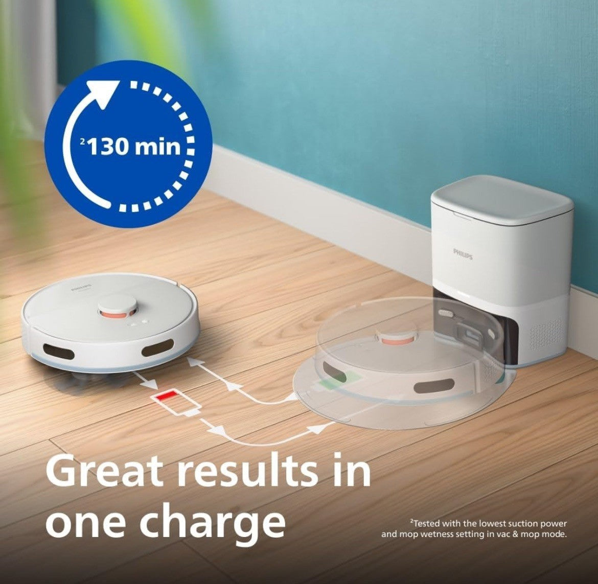 Philips 2000 Series Robot Vacuum & Mop Cleaner White XU2100/20 2YEARS WARRANTY